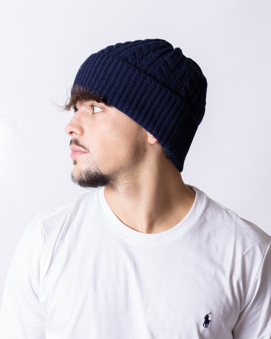 Cappello Colmar in misto lana con motivi intrecciati