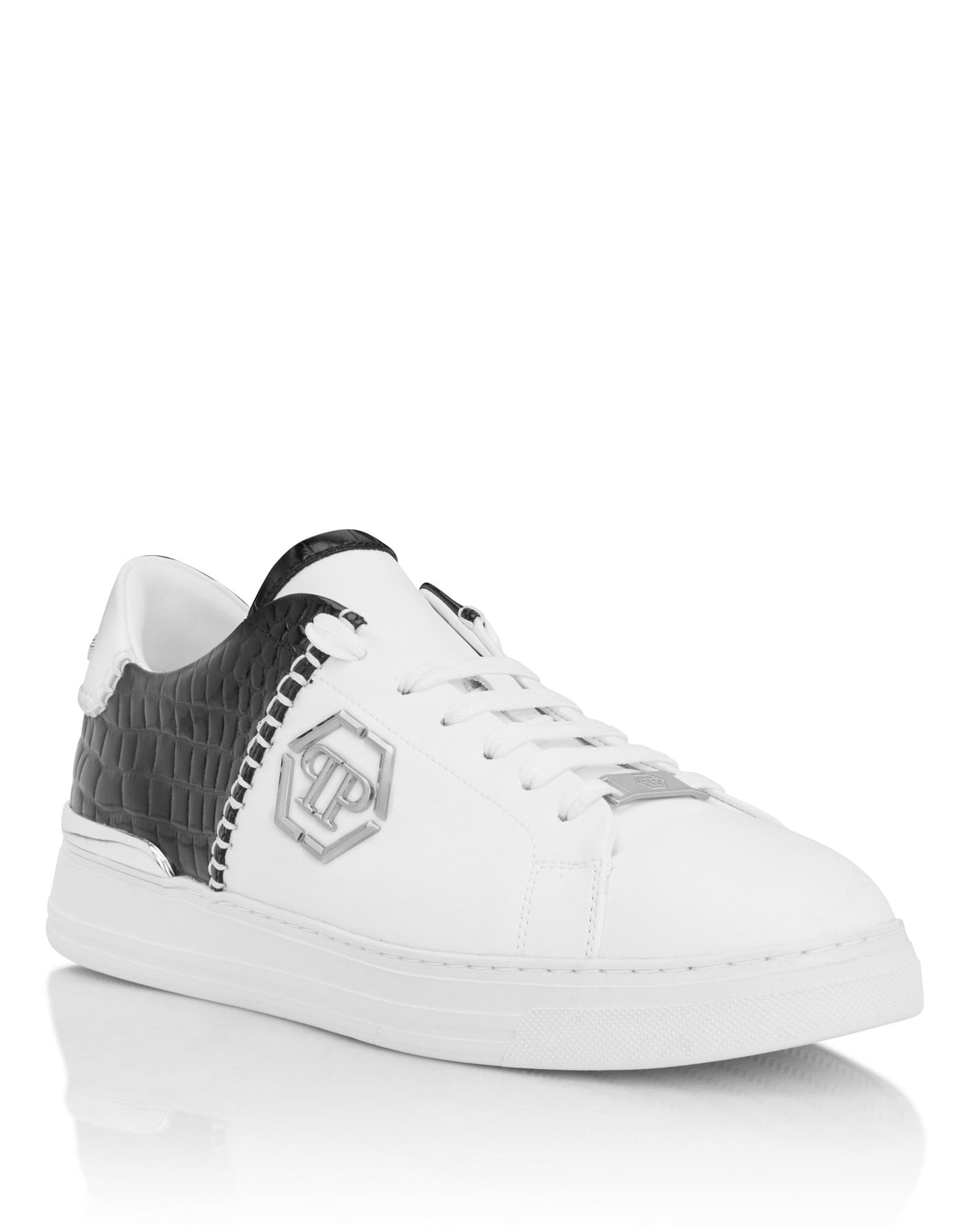 Sneakers Philipp Plein Low-Top Icon Cocco Mix uomo