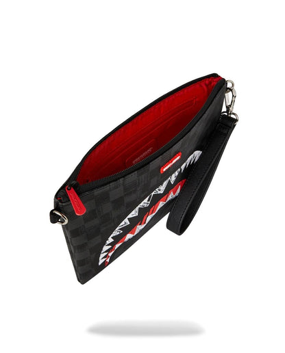 Pochette Sprayground nero "SCRIBBLE SHARK CROSSOVER CLUTCH"