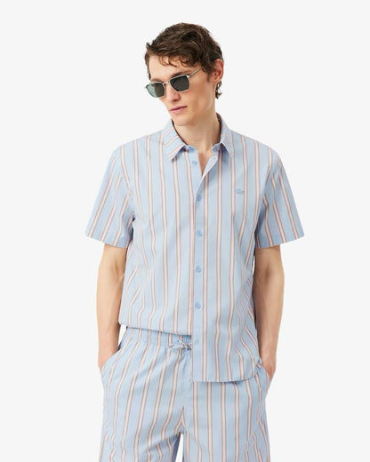 Camicia Lacoste regular a strisce uomo