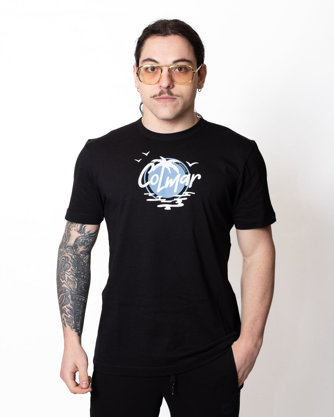 T-Shirt Colmar con stampa estiva uomo
