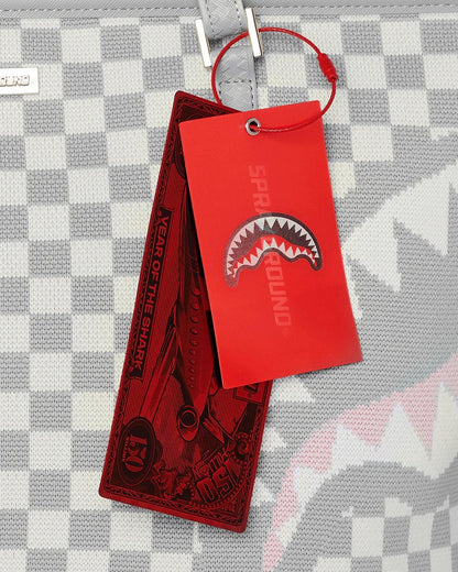 Borsa Sprayground bianco Knit sharks in paris in cream  tote