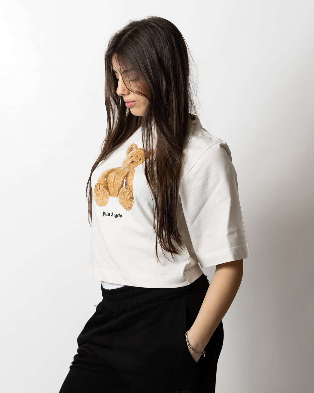 T-Shirt Palm Angels "Bear Boxy" donna