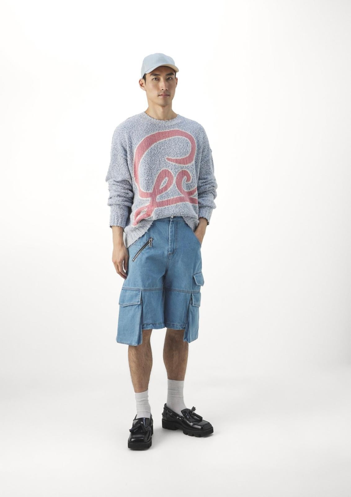 Short GCDS cargo con zip uomo