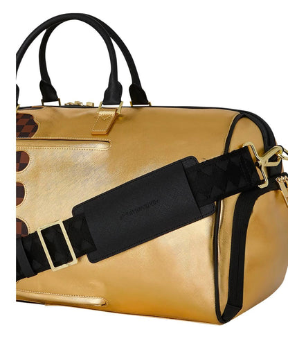 Borsone Sprayground marrone SHARKS IN PARIS GOLD DRIP DUFFLE