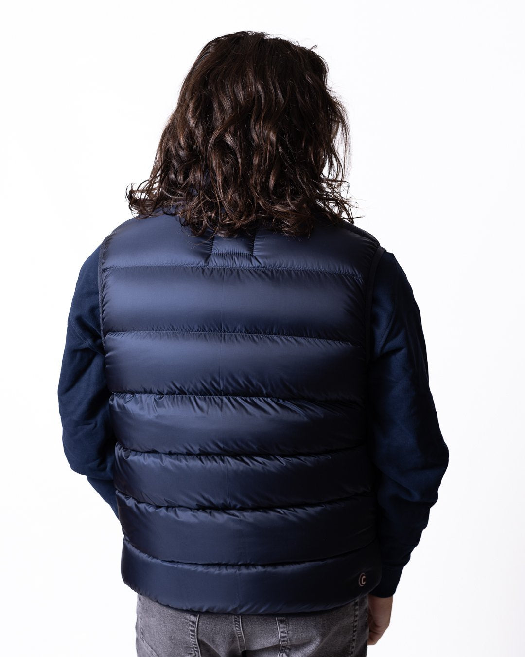 Gilet Colmar con logo in rilievo in tessuto e gomma