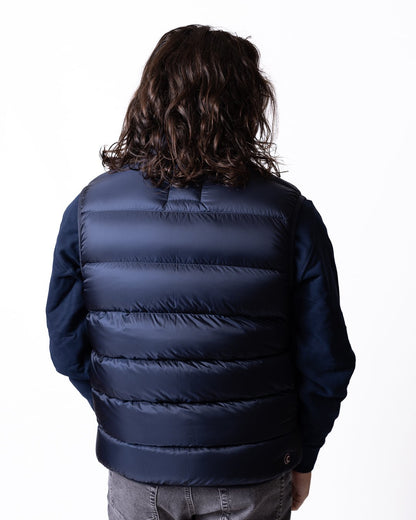 Gilet Colmar con logo in rilievo in tessuto e gomma
