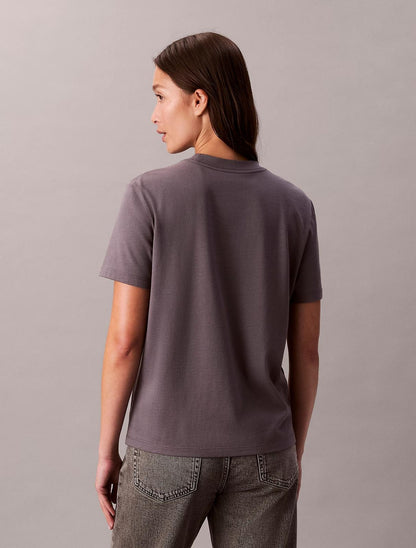 T-Shirt Calvin Klein con logo paillettes donna