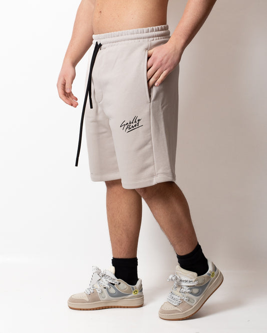 Bermuda Gaelle "Basket" in felpa con logo signature uomo