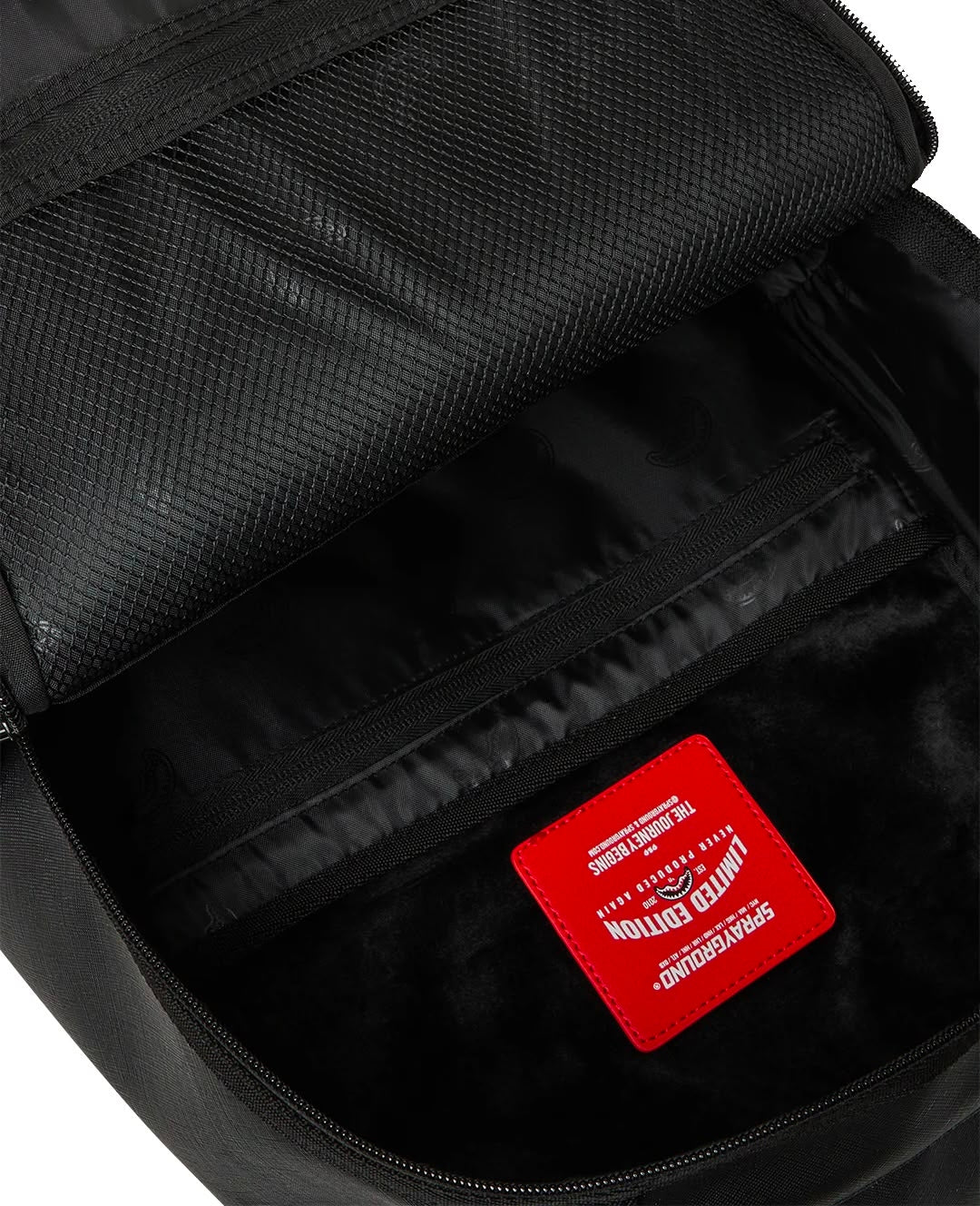 Zaino Sprayground nero BLACKED OUT EMBOSSED GOLD TOOTH BACKPACK