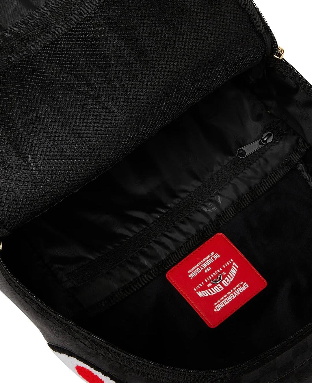 Zaino Sprayground nero Black chenille dlxsv backpack