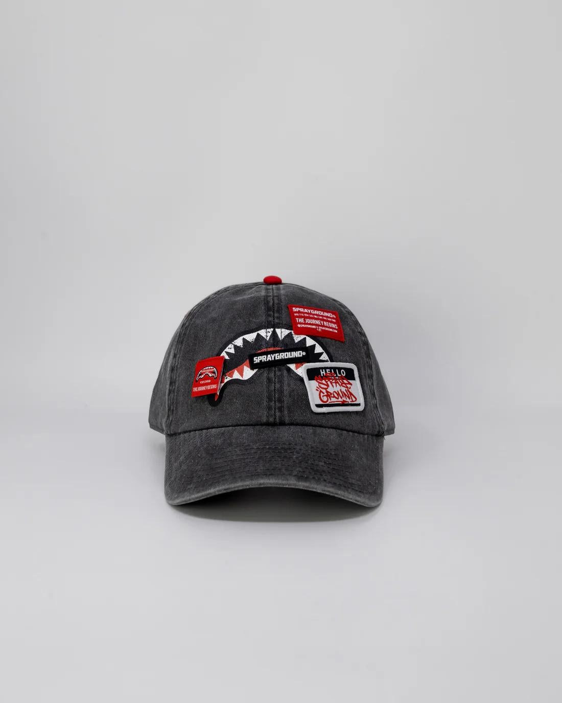 Cappello Sprayground in denim con patch