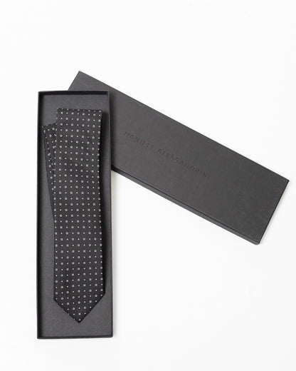 Cravatta Daniele Alessandrini con stampa jacquard