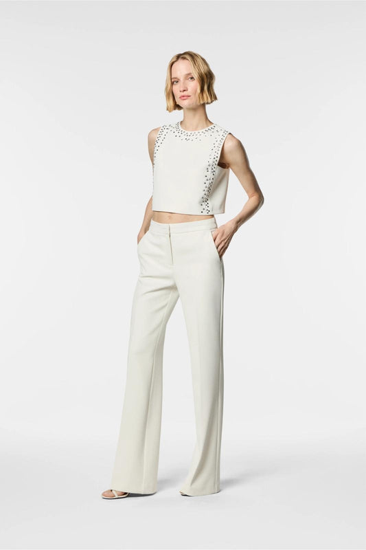 Pantalone Nenette a zampa in cady donna
