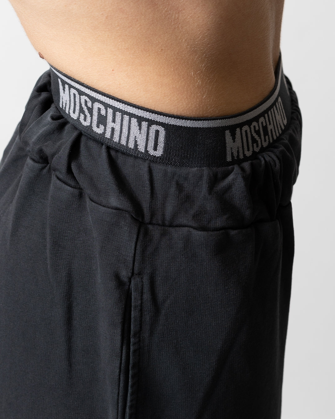 Pantalone Moschino Active in felpa con fascia logata donna