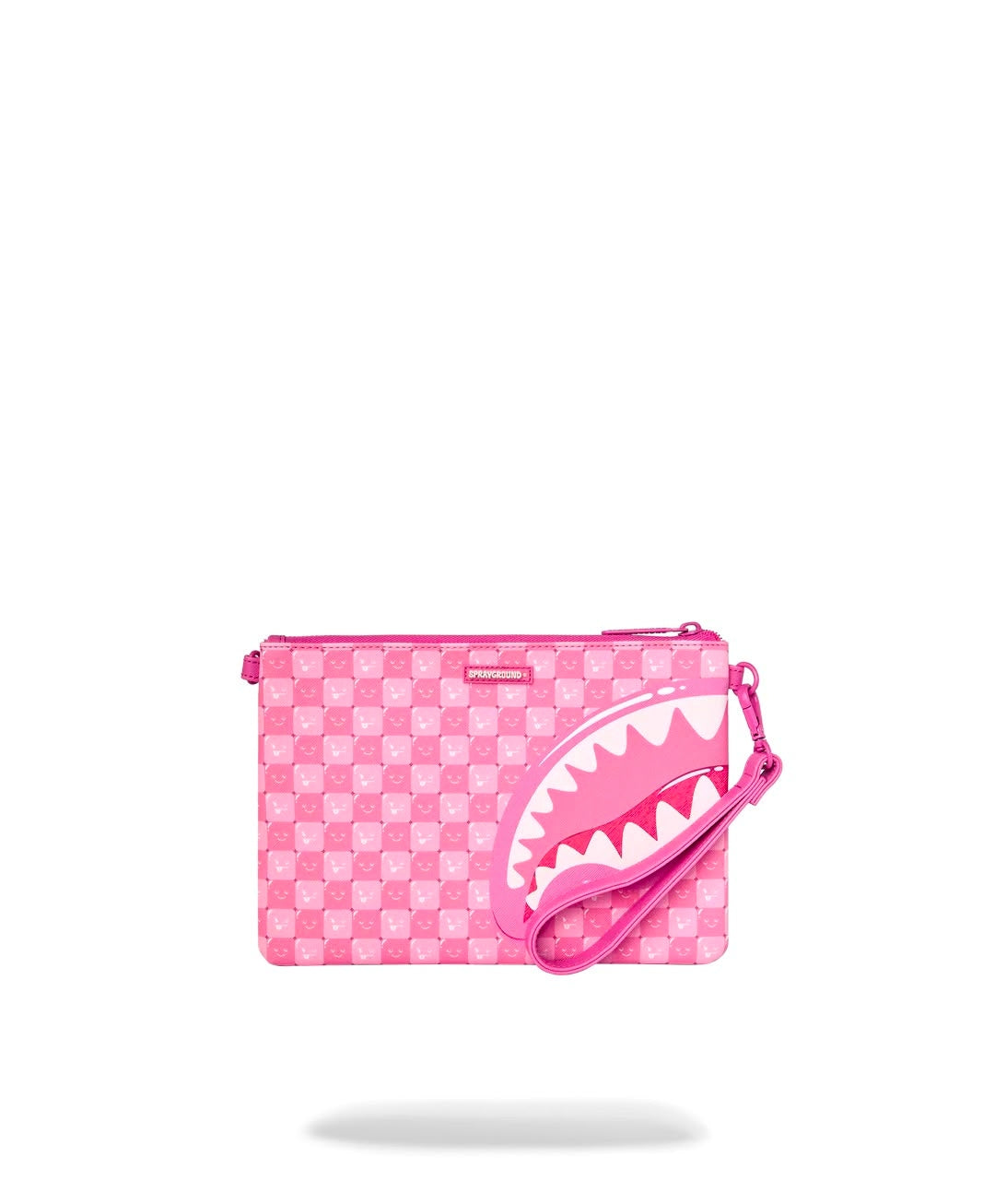 Pochette Sprayground fucsia PINK NEW CHECK FACES CROSSOVER CLUTCH