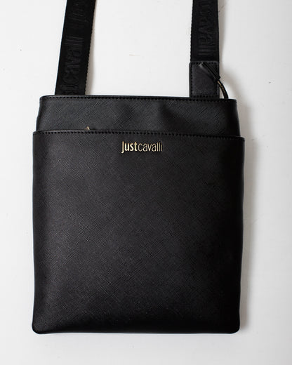Tracolla Just Cavalli "Metal lettering" in ecopelle