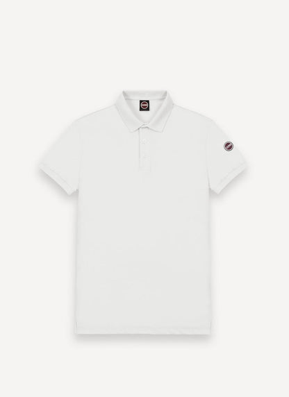 Polo Colmar con logo in silicone manica uomo