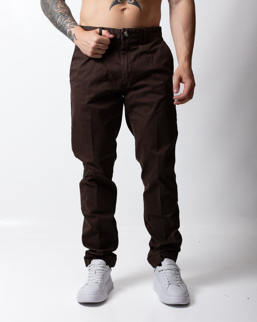 Pantalone Liu Jo chino effetto raso uomo