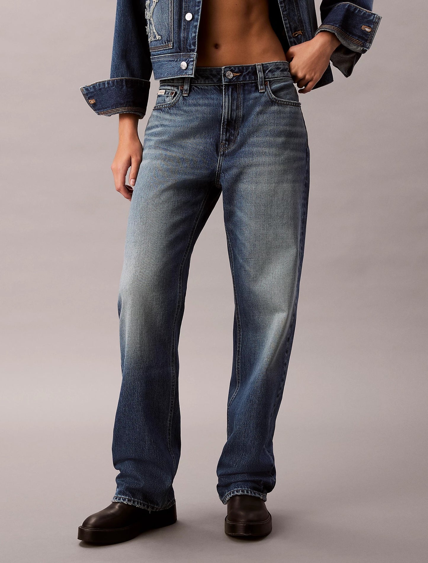 Jeans Calvin Klein "Signature 90s Straight" donna