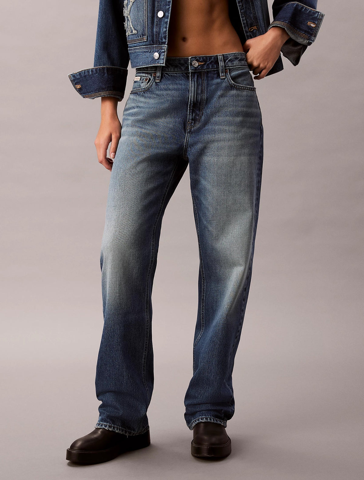 Jeans Calvin Klein "Signature 90s Straight" donna