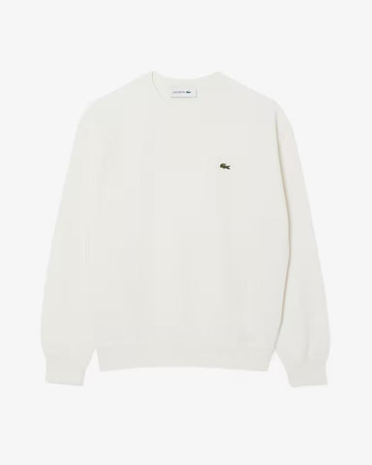 Maglia Lacoste girocollo in misto lana donna