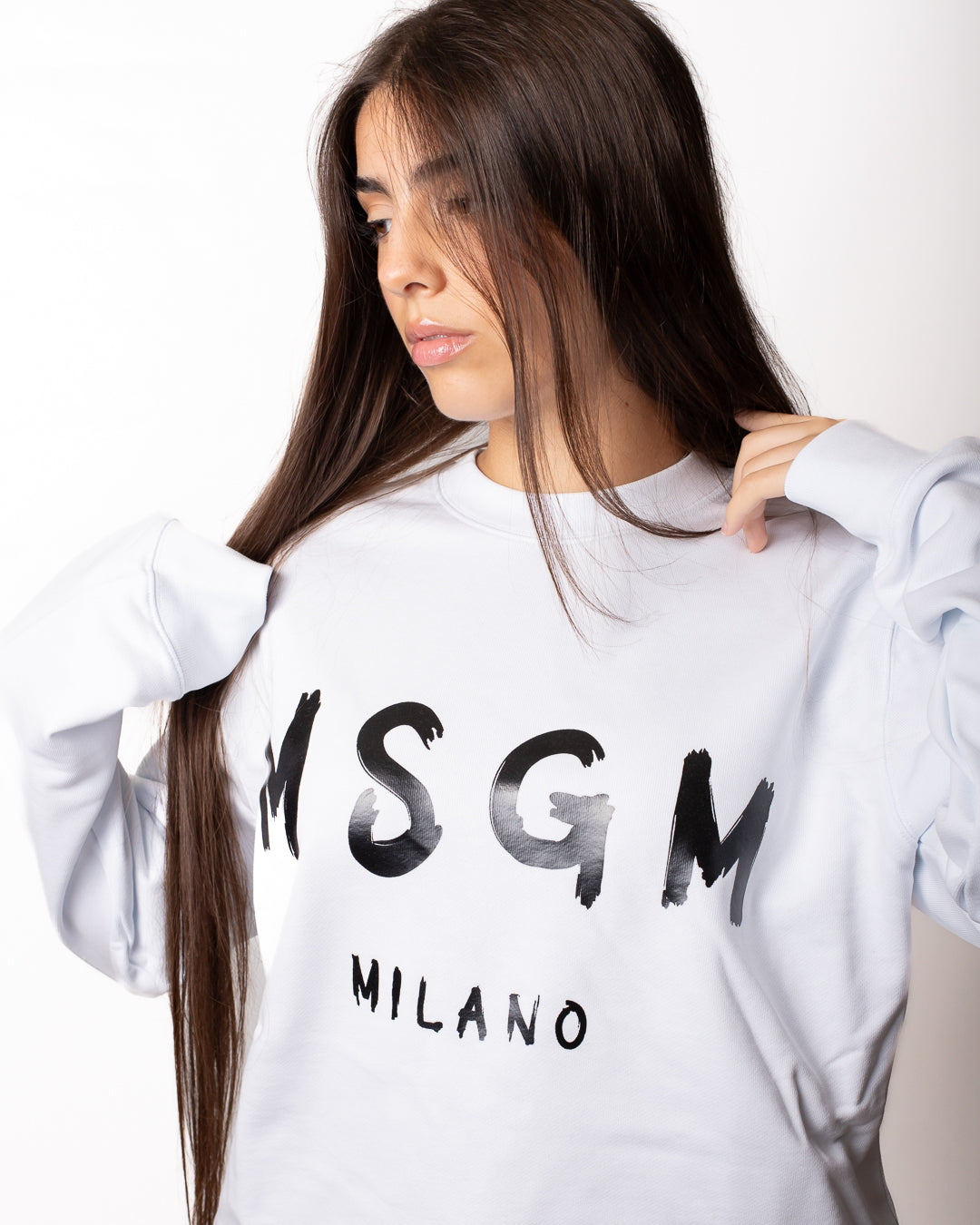 Felpa MSGM girocollo "Classic Logo"