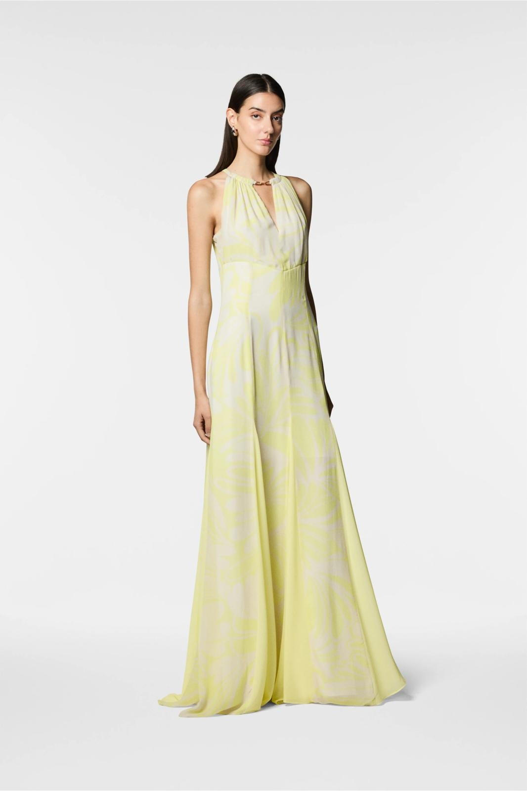 Abito Nenette in georgette con stampa all-over donna