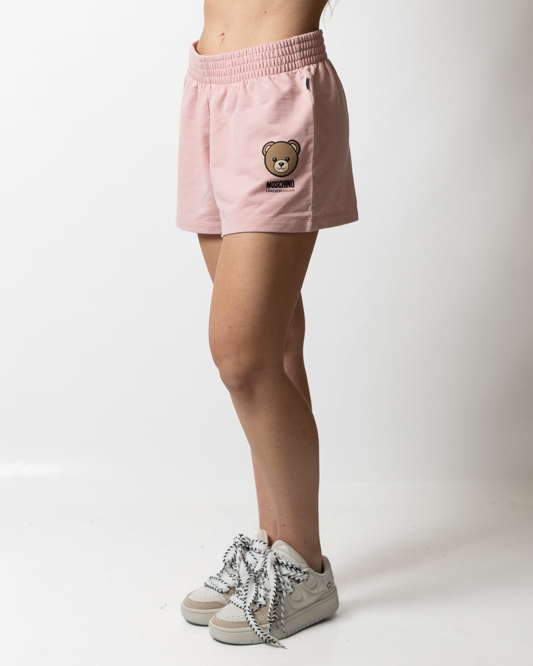 Short Moschino Active in felpa con logo Bear donna