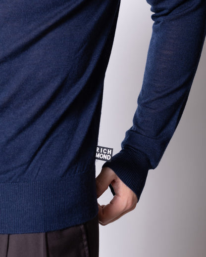 Maglia Richmond X in lana merino con collo alto