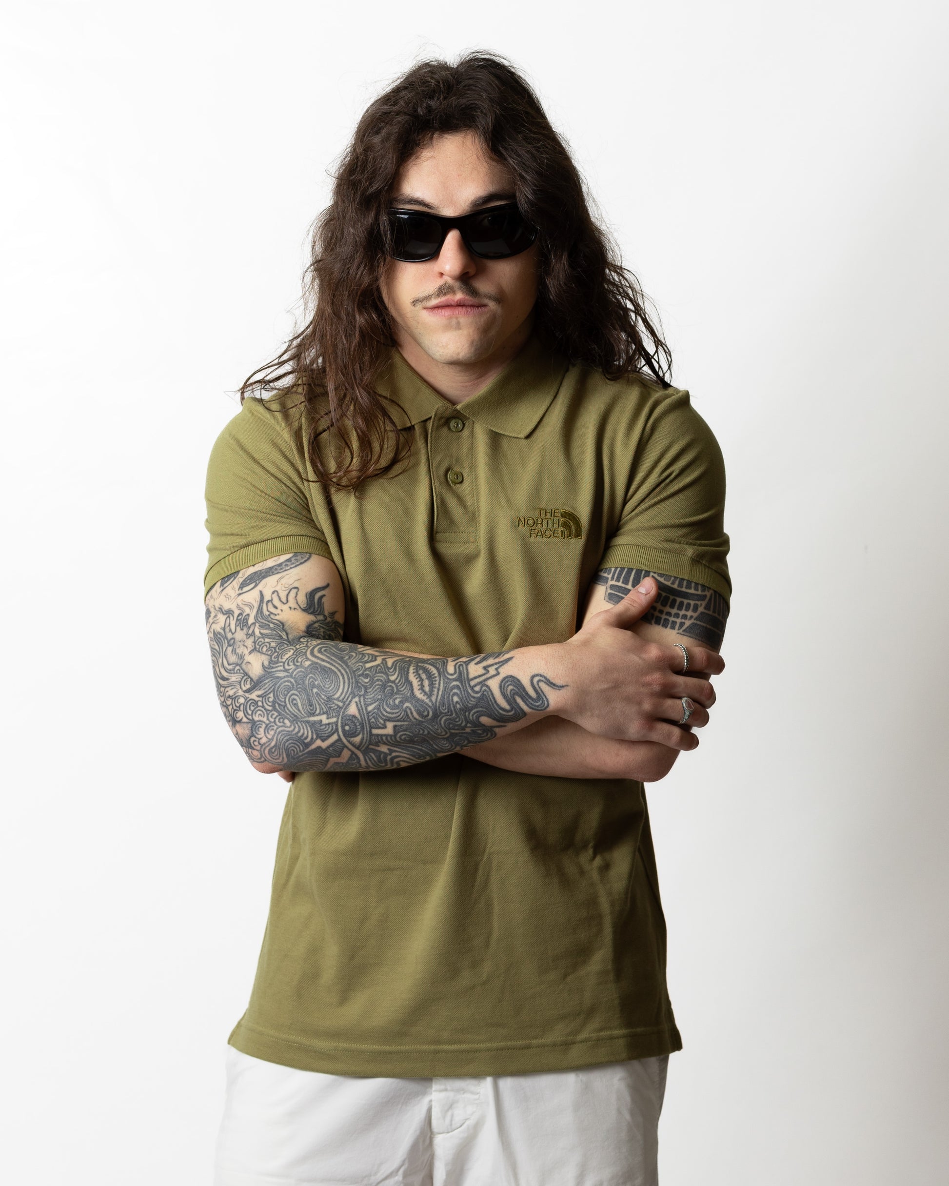 Polo The North Face in piquet regular uomo