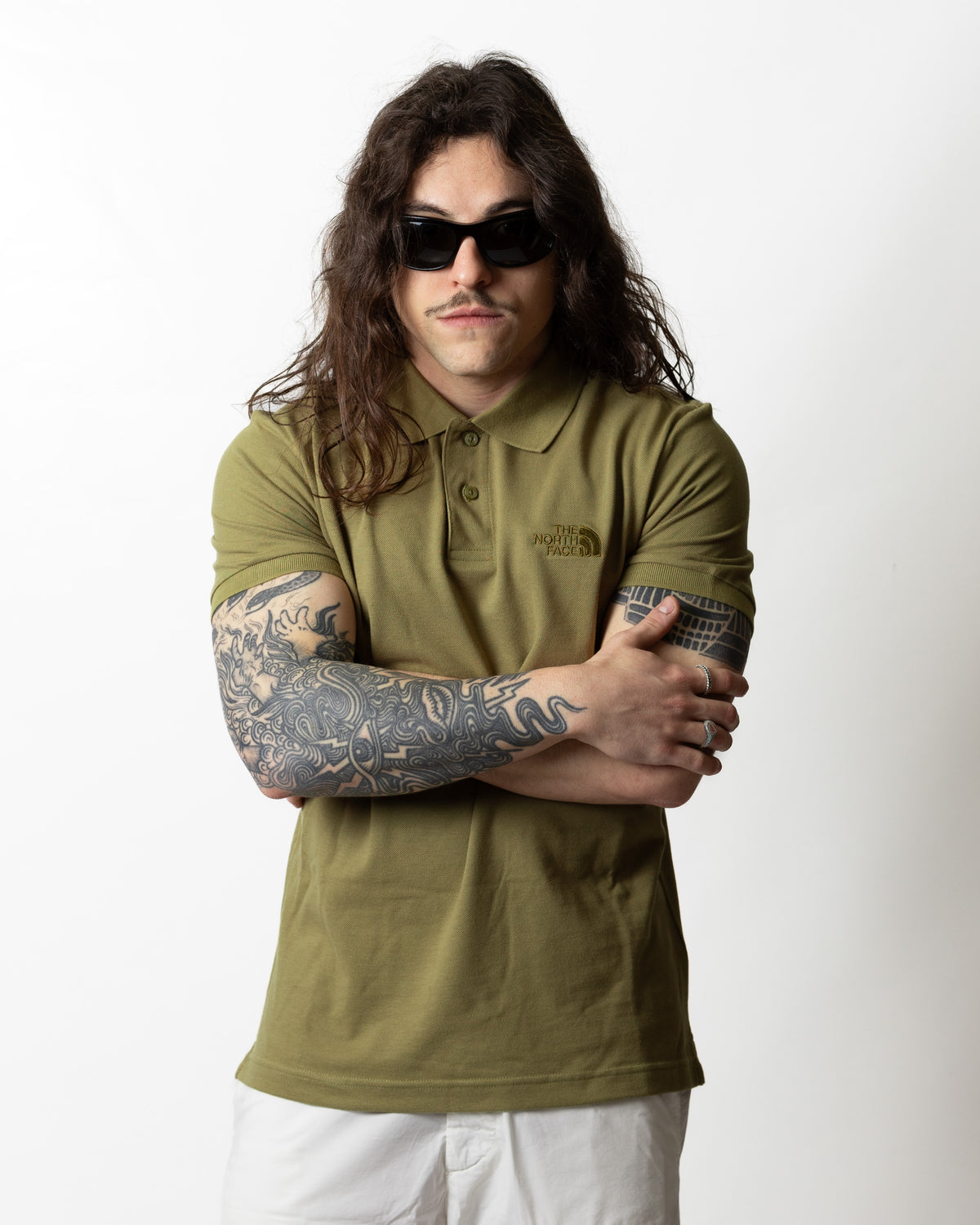Polo The North Face in piquet regular uomo
