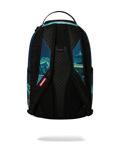Zaino Sprayground blu SHARK UNDER WATER WITH MONEY BACKPACK 