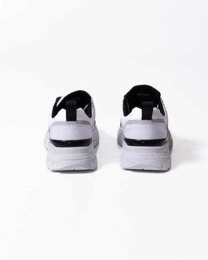 Sneakers Just Cavalli in pelle con logo e dettagli a contrasto