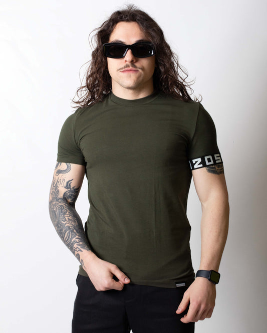 T-Shirt Dsquared2 con etichetta e fascia jacquard uomo