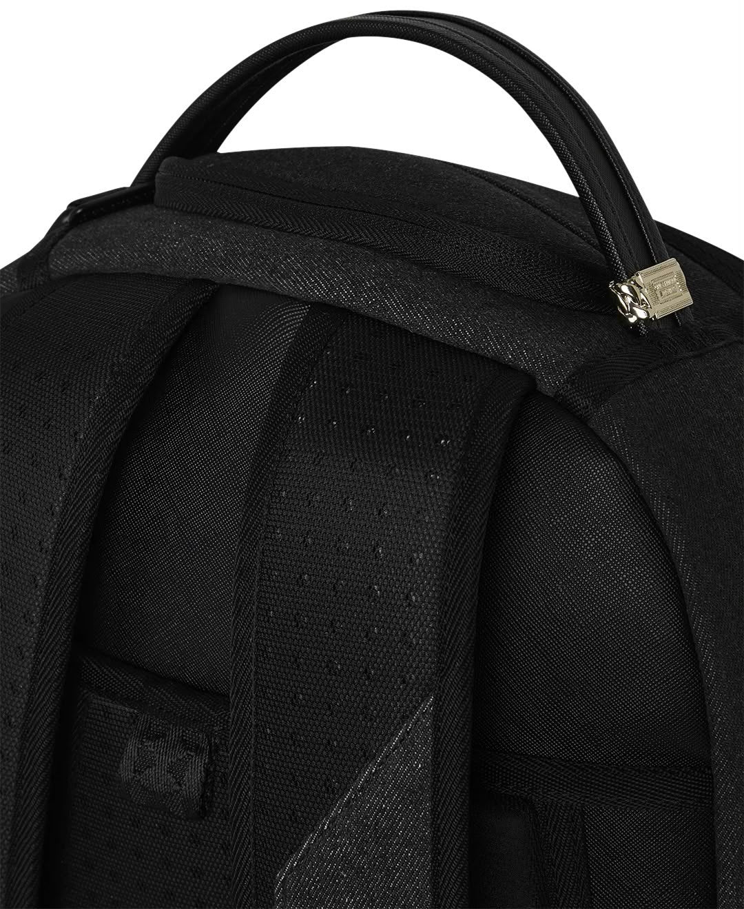 Zaino Sprayground nero BLACK DENIM TEAR SHARK BACKPACK