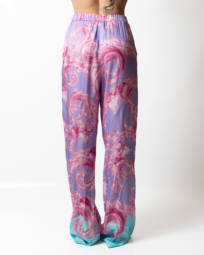 Pantalone Versace Jeans Couture "Wave Baroque" donna