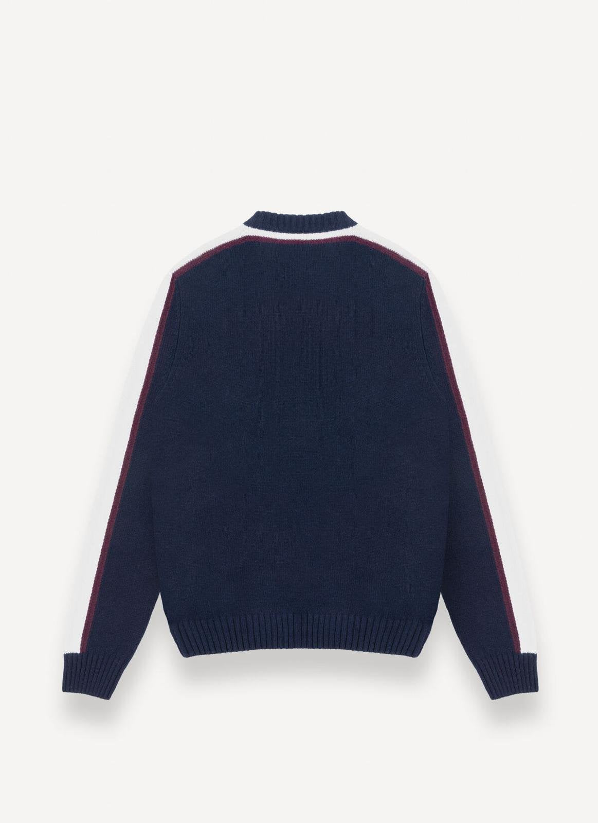 Maglia Colmar in lana con logo in rilievo