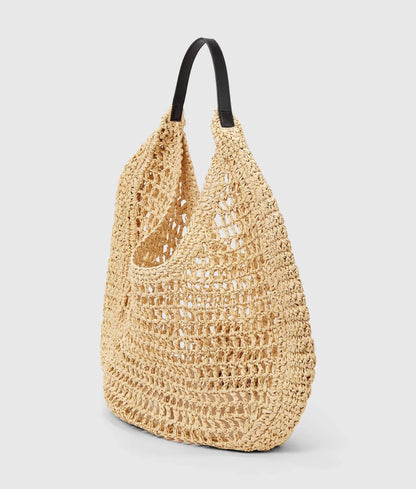Borsa Karl Lagerfeld "Raffia Summer Hobo" donna