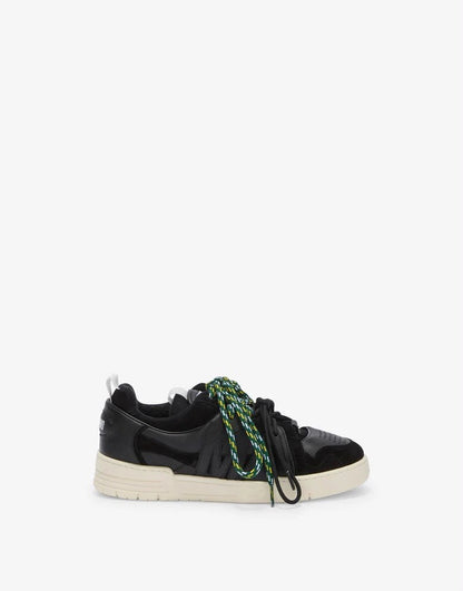 Sneakers Moschino con doppi lacci uomo