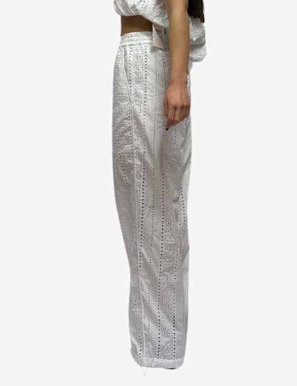 Pantalone Iceberg in pizzo bianco