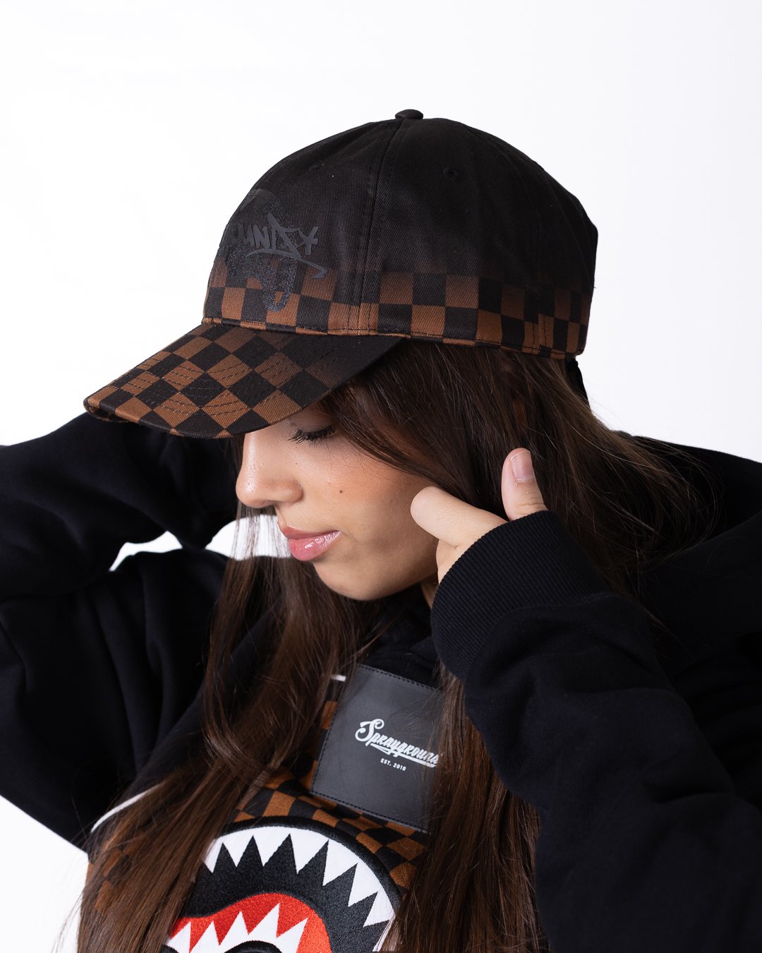 Cappello Sprayground con visiera e logo stampato