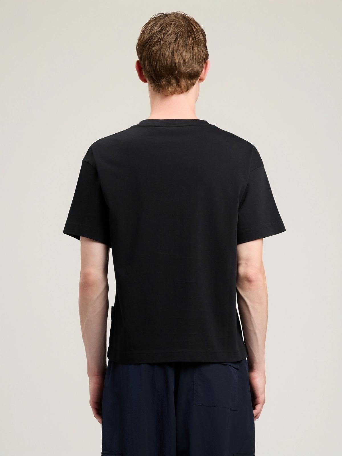 T-Shirt Palm Angels "Curved Logo Regular" uomo