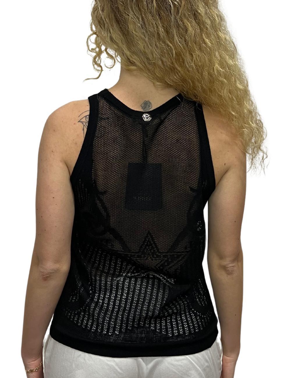 Top Twinset Actitude ricamato donna