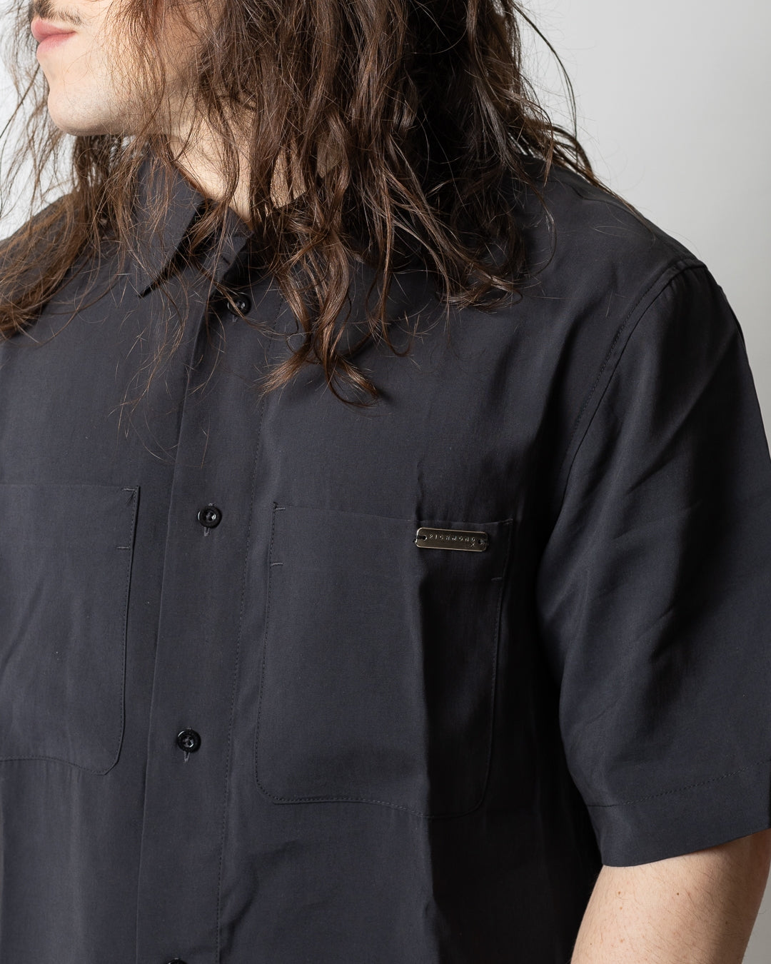 Camicia Richmond X fluida con placchetta uomo