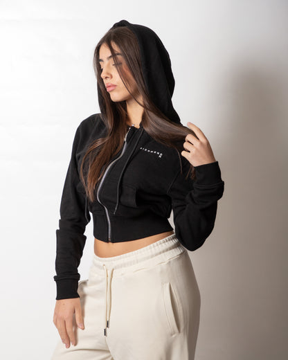 Felpa Richmond X slim fullzip con cappuccio donna