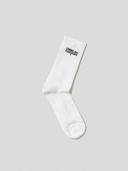 Calze Comme Des Fuckdown con logo ricamato