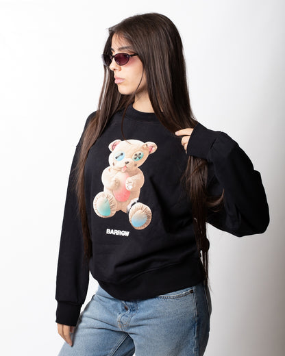 Felpa Barrow girocollo con stampa Teddy