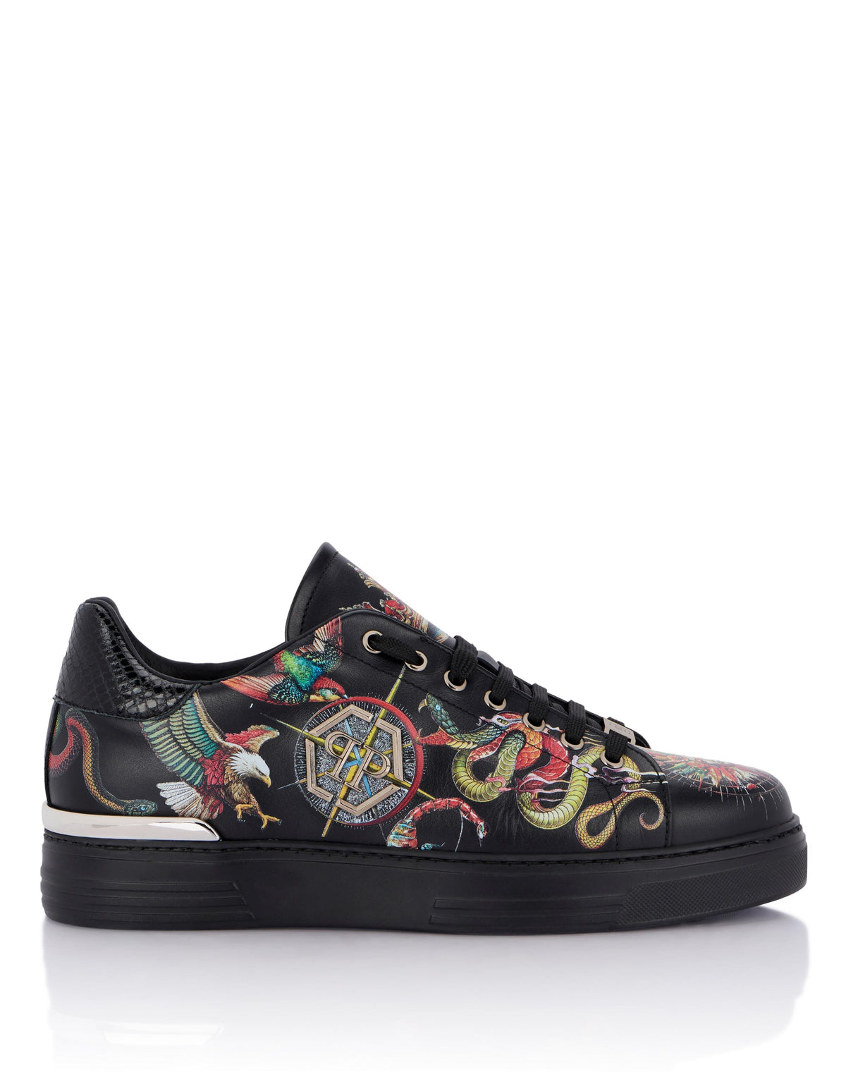 Sneakers Philipp Plein printed low-top stampata allover uomo