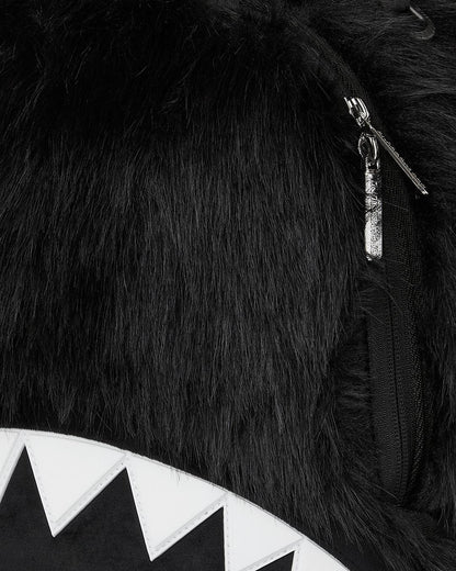 Zaino Sprayground nero "FUR CRAY BLACK BACKPACK"